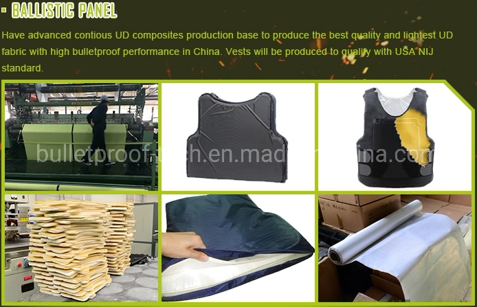 788 Nij Iiia Standard Level Aramid/PE Military Police Concealable Bulletproof Vest Body Armor