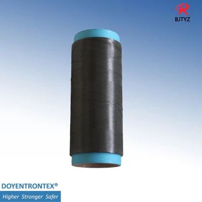 Tyz Yarn UHMWPE Fiber для буксирного троса-1600d Black Hmpe